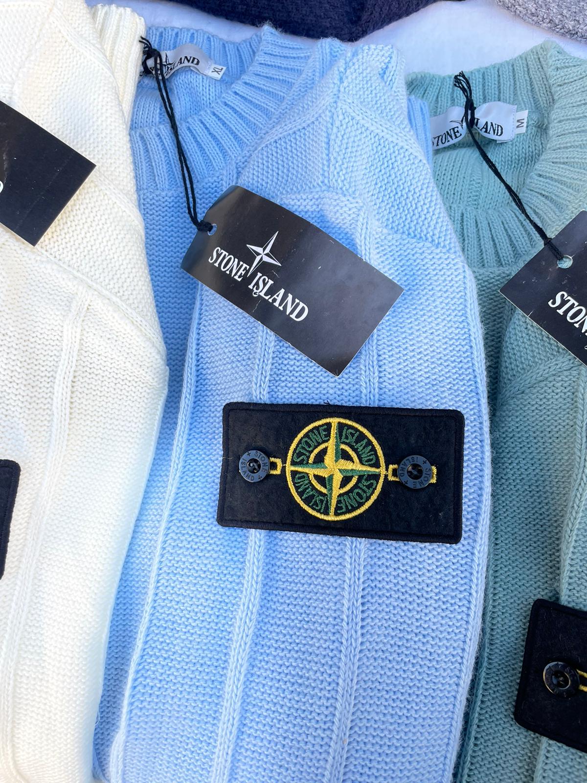 2 x 1 : Maglione Treccia Stone Island