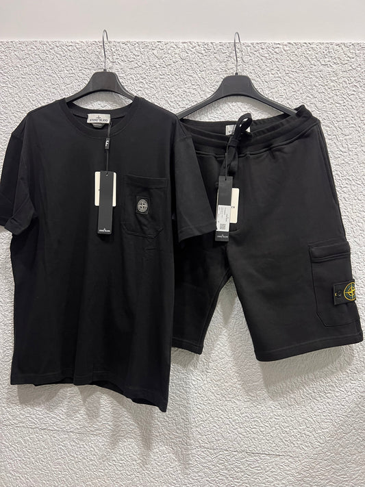 Coordinato T-shirt + Bermuda Stone Island